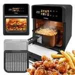 GreenBlue AIR FRYER Hei&szlig;luftfritteuse 1800 W 10 l Fassungsverm&ouml;gen 8 Programme