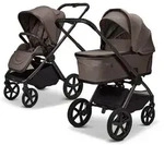 Moon Gio Fold Kombikinderwagen / 2in1 Kinderwagen, Farbe/Dessin:Greige