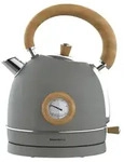 Retro Wasserkocher KB-9009, 1,8 Liter, 1850-2200 W, Edelstahl, mit Thermometer -