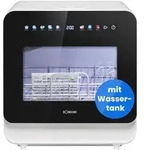 Bomann&reg; Tischgeschirrsp&uuml;ler mit Tank | mit und ohne Wasseranschluss nutzbar |...