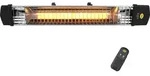 Infrarotstrahler Iris RC IP55 1800W - Silber/Schwarz