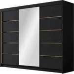 MIRJAN24 Schiebet&uuml;renschrank mit Spiegel Amber VI, Kleiderschrank mit...