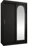 MIRJAN24 Kleiderschrank Selfie 120, Schwebet&uuml;renschrank mit zwei...