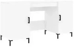 vidaXL Schreibtisch Wei&szlig; 140x50x75 cm Holzwerkstoff - Wei&szlig;