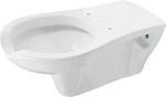 Creavit behindertengerecht barrierefrei extra lang H&auml;nge WC + Deckel - Wei&szlig;
