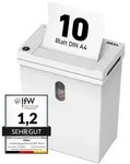 IDEAL Shredcat 8100 Aktenvernichter P-4, 5&times;30 mm Partikelschnitt, leise & kompakt,