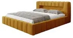 MIRJAN24 Polsterbett Amaro, Dopellbett mit Bettkasten, Leistenlattenrost aus...