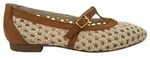 Paul Green Diva Nubuk natur sisal Ballerina Beige in Gr. 37.5 - Beige - 37,5