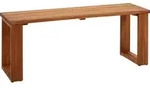Dehner Gartenbank Macao, 2-Sitzer, 115 x 45 x 35 cm, FSC&reg;-es Akazienholz, natur -