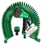 Grafner&reg; Spiralschlauch 1/2" Gartenschlauch inkl. 8 Funktionen Brause 30m