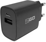 2GO 797273, Drinnen, AC, 12 V, Schwarz - Schwarz