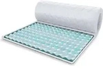 Topper 90x200 cm Matratzenauflage mit RavineBlue-Schaum H&ouml;he ca 4 cm H4