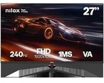 Nilox MONITOR 27 GAMING FHD 240HZ, 68,6 cm (27"), 1920 x 1080 Pixel, Full HD, LCD, 1