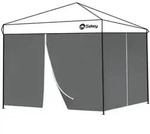 Sekey 2 Seitenteile f&uuml;r 3x3 /3x6m/3x9m pavillon mit Rei&szlig;verschluss, Grau -...