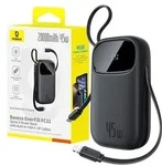 BASEUS EnerFill Powerbank 20000mAh 45W mit integrierten USB-C/Lightning Kabeln -