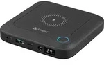 Sandberg 421-46, 25000 mAh, Lithium-Ion (Li-Ion), Kabelloses Aufladen, Schwarz -