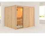 Karibu Sauna Innensauna Gobin Fronteinstieg ohne Zubeh&ouml;r 231x196x198 cm ohne