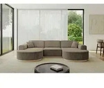 ALTDECOR Ecksofa in U-Form MARI-U1-v1 -303x171x83 cm Braun - Corner Sofa Bett