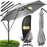 KESSER&reg; Alu Ampelschirm Sonnenschirm + Abdeckung &Oslash;300 cm / &Oslash;350 cm mit