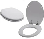MSV 3700703990031, Verl&auml;ngert, Harter Toilettensitz, Wei&szlig;, MDF-Platten, 365...