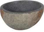 Differnz Waschbecken Nusa &Oslash;35-39 x 15 cm - Naturstein Aufsatzwaschbecken ohne