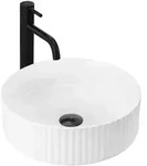 Rea Aufsatzwaschbecken Delia Round White - Wei&szlig;