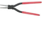 STUBAI Spengler-Rundzange PVC 240 mm durchgesteckt mit Zahnung | geschmiedete