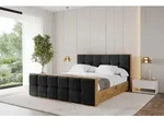 ALTDECOR Polsterbett mit Bettkasten - ENZO7-Z - 140x200 - Bett mit Kopfteil und