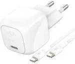 Belkin BOOST Charge USB-C 20W PD PPS 1m USB-C Kab.WCA009KQ1MWH-B6 - Wei&szlig;