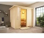 Karibu Sauna Innensauna Sodin Fronteinstieg ohne Zubeh&ouml;r 210x184x202 cm mit