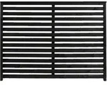 Plus Zaun Koyto 160 x 120 cm RAL 9005 Schwarz - Schwarz