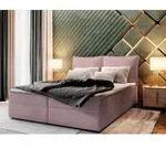 Masseno Boxspringbett LENTE 140x200 cm Komplett-Set mit Bonell Matratze und Topper,