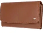 Golden Head Polo Geldb&ouml;rse RFID Schutz Leder 17.5 cm - Braun