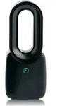 Lifetime Air Tischventilator schwarz 30cm 3 Stufen mit LED Stimmungslicht