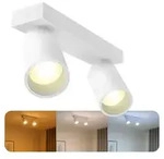 NUVIO Deckenstrahler 2 flammig Leuchte Spot - inkl. LumiFLEX GU10 LED 6W 3