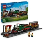 LEGO City Klassischer Dampfzug Spielzeug - STEM Modellbausatz - Set mit Bahnhof,
