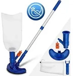 tillvex Pool Bodensauger Set | Poolsauger mit Saugb&uuml;rste Teleskopstange...