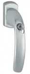 Hoppe Fenstergriff New York 0810SVS / U10 35mm vorstehend abschlie&szlig;bar Alu F1 -