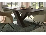 Esstisch "Home-X" in grau K&uuml;chentisch ausziehbar 150 - 190 cm, bis 8 Personen...