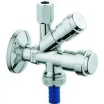 Grohe Eggemann WAS-Kombieckventil DN 10 chrom - 41070000 - Silber
