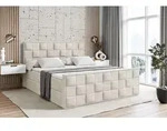 ALTDECOR Boxspringbett mit Matratze(20 cm hoch) und Topper(4 cm hoch),...