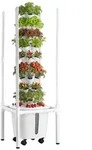 VEVOR Hydroponischer Turm 45 Pods, Hydrotower 9 Ebenen, Hydroponik-Anbausystem...