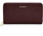 Lazarotti Leder Geldb&ouml;rse Bologna Leather Zip Around Wallet With 16 Card Slots