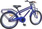 vidaXL Kinderfahrrad 18 Zoll f&uuml;r 5-7 Jahre alt Dunkelblau - Blau