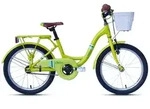 CHILLIZ Kinderrad 18 Zoll CHD.01 gr&uuml;n Rahmenh&ouml;he 28 cm singlespeed V-Brake -...