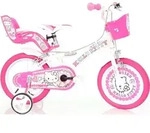 Hello Kitty 14-Zoll Dino Bikes M&auml;dchenfahrrad - Bunt