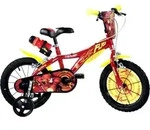 Flash 14 Zoll 24 cm Jungen Felgenbremse Rot/Gelb - Rot/Gelb