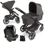 ABC Design 3in1 Kombi-Kinderwagen-Set Sierra All in - Braun