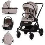 Chipolino Kombikinderwagen Magnum 3 in 1 Babywanne Sportsitz i-Size Babyschale...