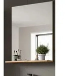 Bad Spiegel "Shawn" in Artisan Eiche Wandspiegel mit Ablage 60 x 79 cm -
